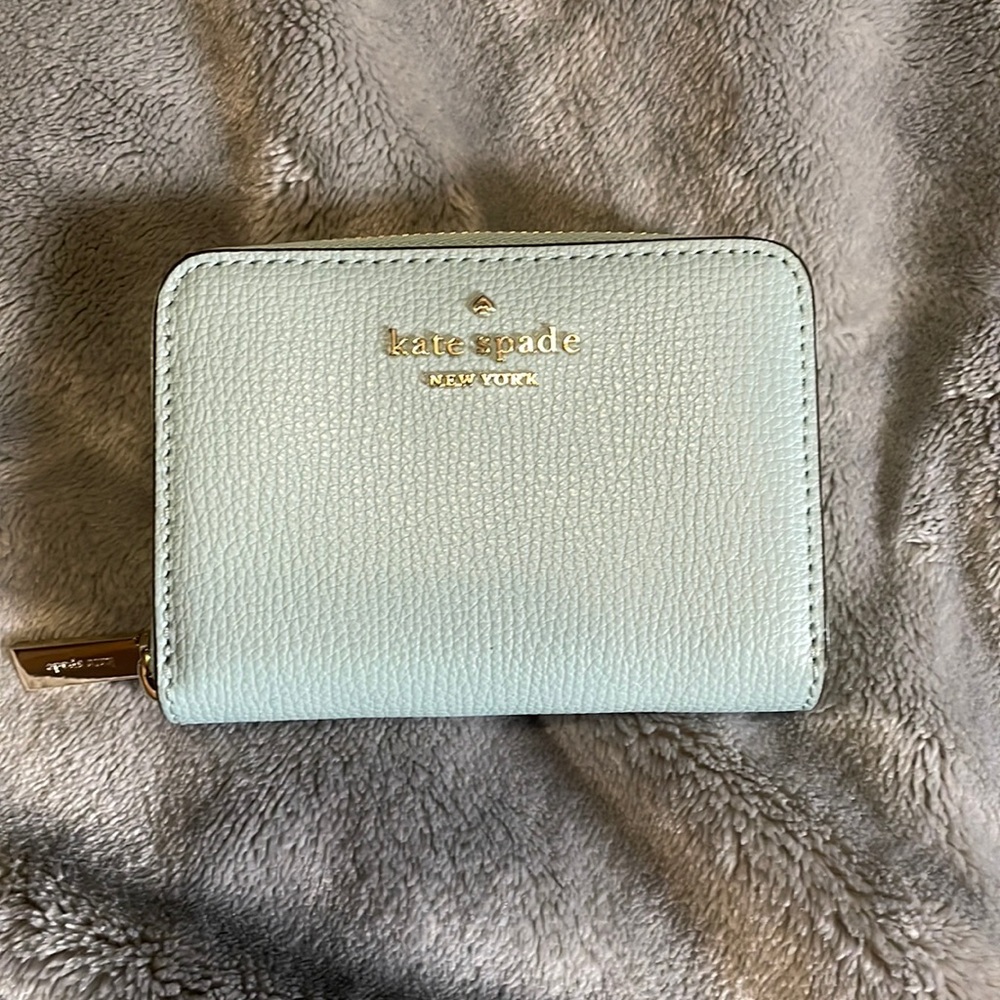 Kate spade leather zip around card holder
